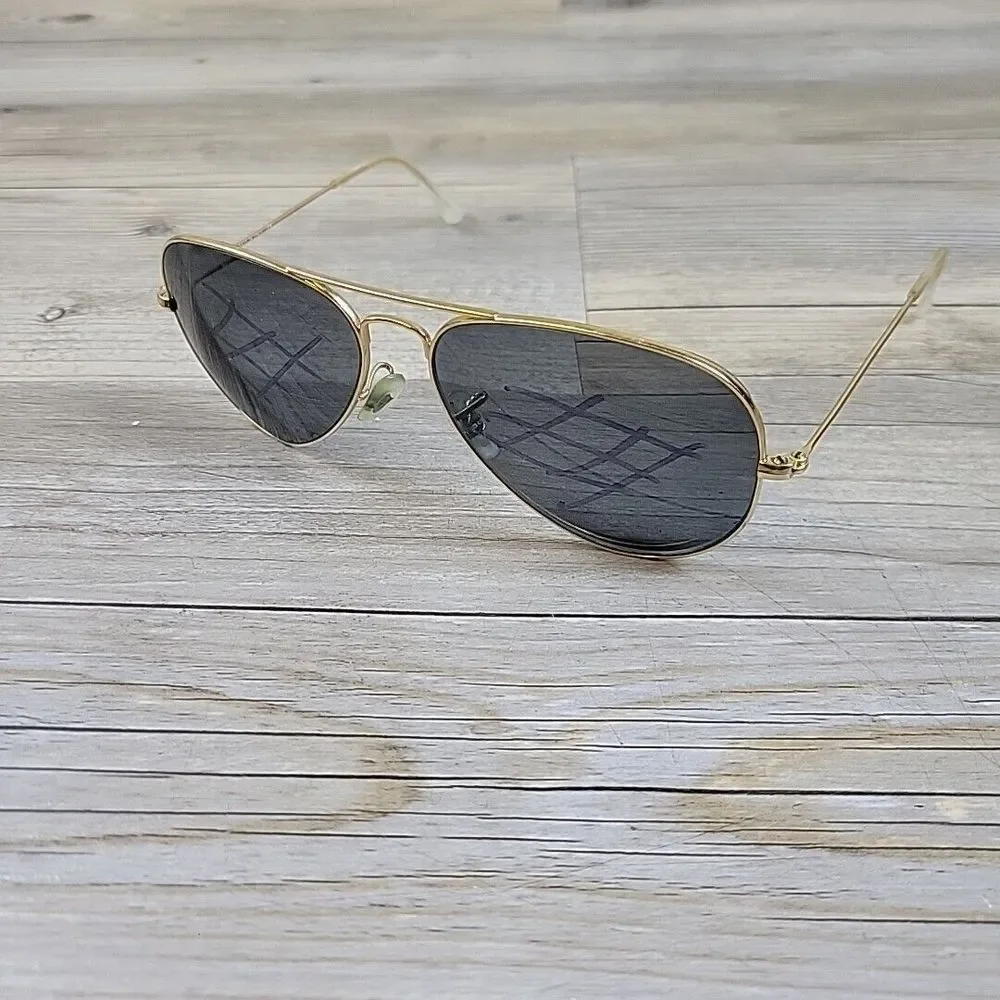 Ray-Ban Sunglasses RB3025 L0205 Aviator Gold Metal  58-14 Italy FRAMES‎ ONLY